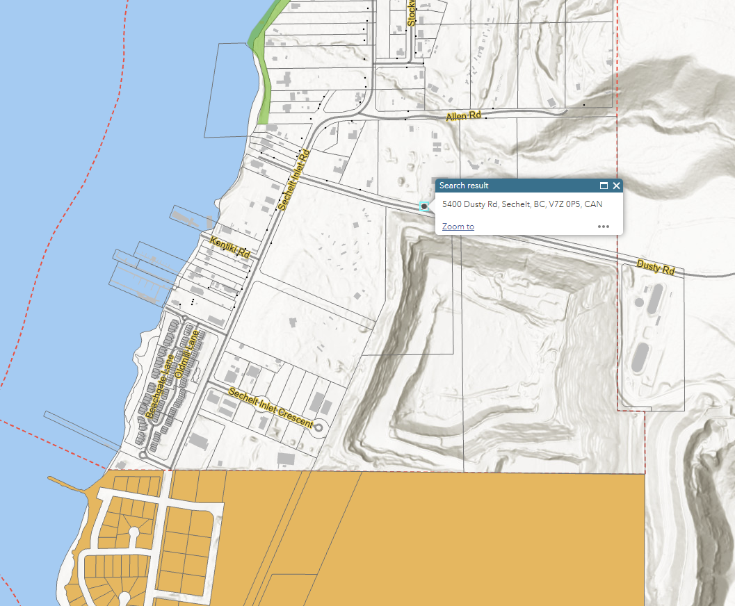 Map of location