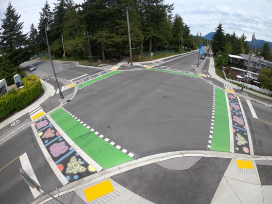 painted crosswalks