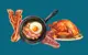 image of bacon, meat, chicken